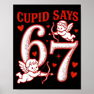 Affiche 67 Cud Dit Six Seven 6 7 Meme Garçons Filles Valen