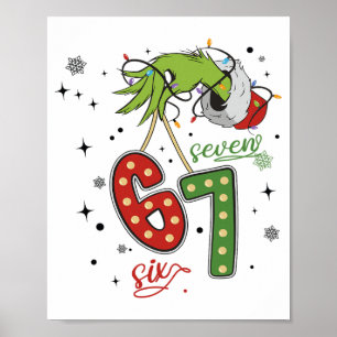 Affiche 67 Déguisement de Noël Célébration d'hiver drôle