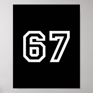 Affiche 67 Design Minimaliste