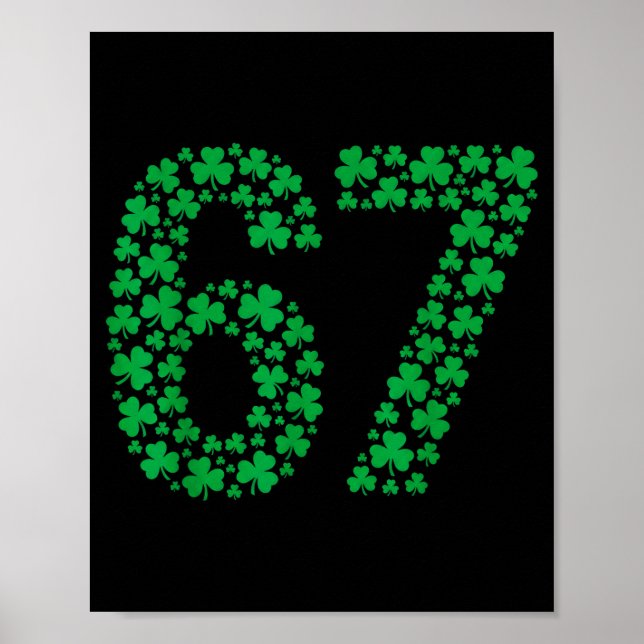 Affiche 67 drôles de mèmes de la génération Six Seven St.  (Devant)