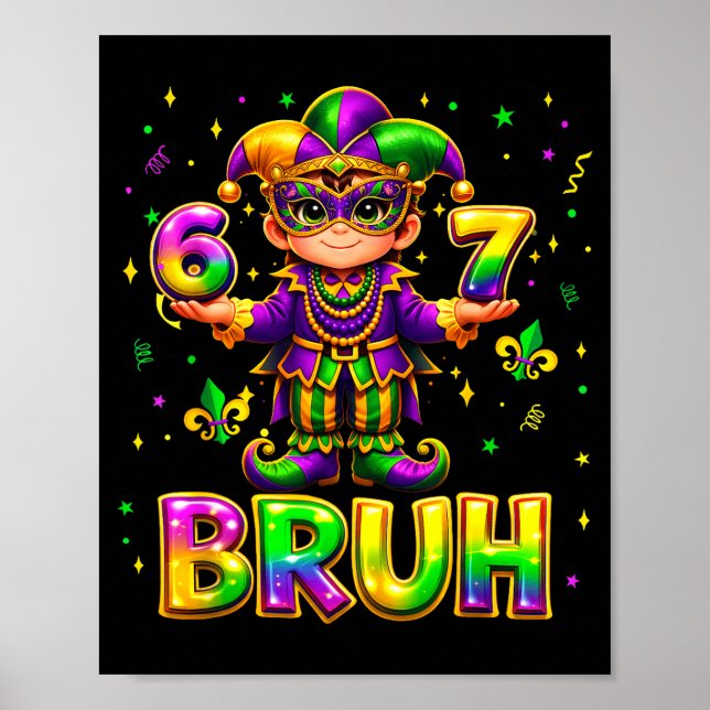 Affiche 67 Frère Garçons Mardi Gras Six Sept Mardi Gras 6  (Devant)