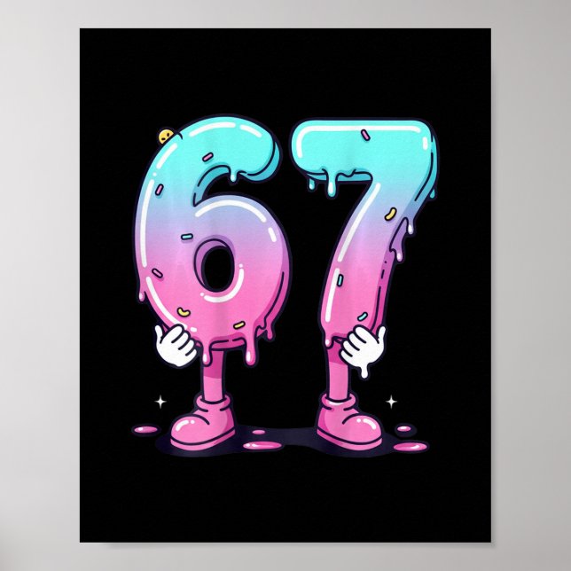 Affiche 67 Glace Dégoulinante (ck) Six Sept Mème Pour Gen  (Devant)