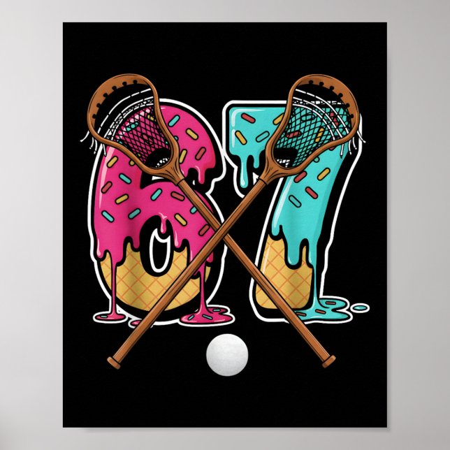 Affiche 67 Glace Dégoulinante Lacrosse Langage Gen Alpha S (Devant)