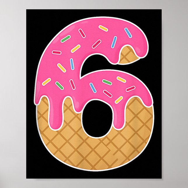 Affiche 67 Glace Dégoulinante Mème Drôle 6 7 Costume d'Hal (Devant)
