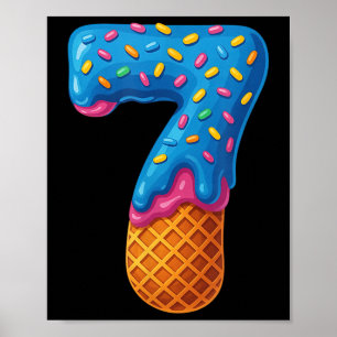 Affiche 67 Glace Dégoulinante Mème Drôle Six Sept Gén-alph