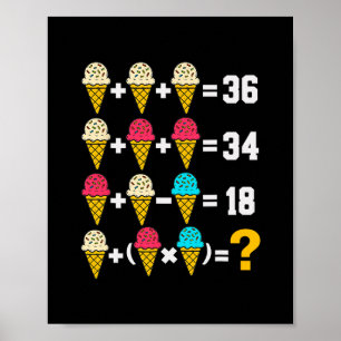 Affiche 67 Glace Dégoulinante Mème Ordre Des Opérations Ma