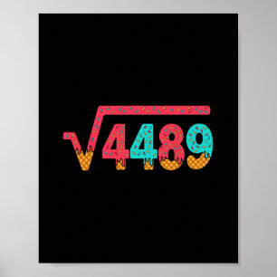 Affiche 67 Glace Dégoulinante Mème Racine Carrée 4489 Argo