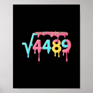 Affiche 67 Glace Dégoulinante Mème Racine Carrée 4489 Argo