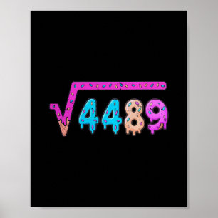 Affiche 67 Glace Dégoulinante Mème Racine Carrée 4489 Six