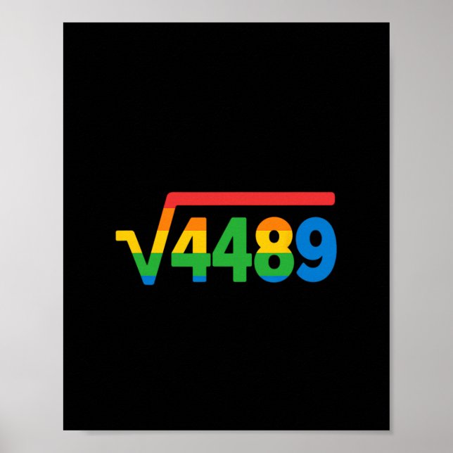 Affiche 67 Glace Drip Meme Racine Carrée 4489  (Devant)