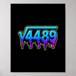 Affiche 67 Glace Mème Racine Carrée 4489 Argot Prof de Mat