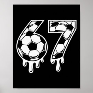 Affiche 67 Glace qui dégouline Football Gen Alpha Six Seve