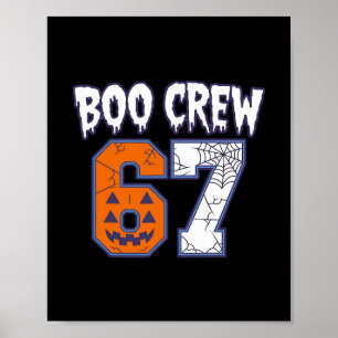 Affiche 67 Halloween Boo Crew Sports