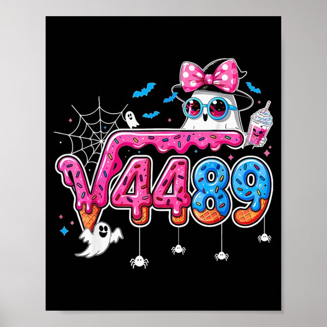Affiche 67 Ice Cream Drip Meme Square Root 4489 Slang Math (Devant)