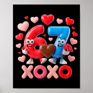 Affiche 67 joli six sept Gen Meme couple anniversaire Vale