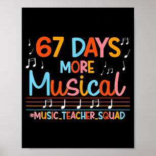 Affiche 67 jours de plus musical six sept mème professeur