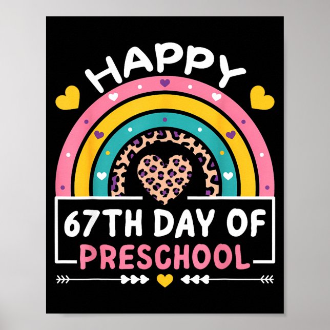Affiche 67 Jours D'école Joyuse 67e Journée D'école Matern (Devant)