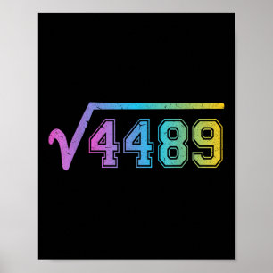 Affiche 67 Mème Carré Amusant Racine 4489 Adolescent Six S