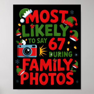 Affiche 67 Meme de Noël drôle le plus susceptible de dire