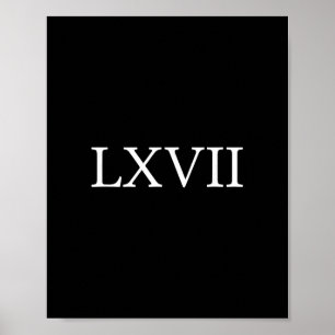 Affiche 67 Mème d'histoire Six Sept Historien Drôle d'hist