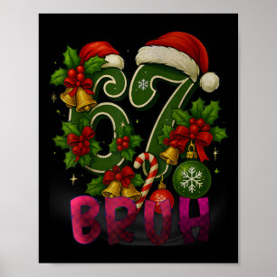 Affiche 67 Mème Drôle De Noël À Carreaux Rouges Xmas Pyjam