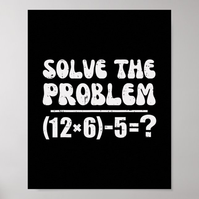 Affiche 67 Mème drôle Pemdas Enseignant de mathématiques é (Devant)