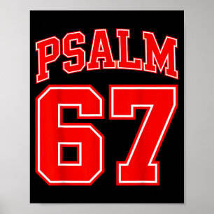 Affiche 67 Meme Drôle Six Sept Psaume 67 6-7 Meme