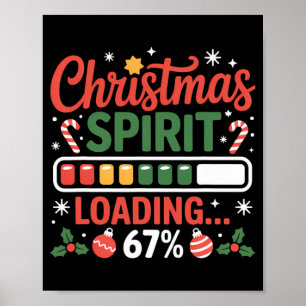 Affiche 67 Meme Esprit de Noël Chargement 67% Six Sept Pou