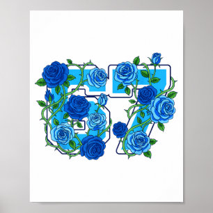 Affiche 67 Mème Fleurs sauvages de l'école Floral Fleurs c