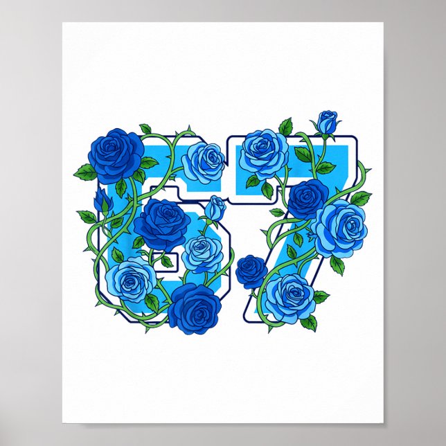 Affiche 67 Mème Fleurs sauvages de l'école Floral Fleurs c (Devant)