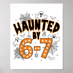 Affiche 67 Meme Halloween Hanté- Fantôme et citrouille drô