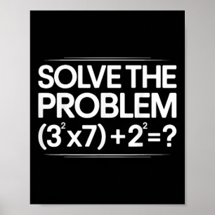 Affiche 67 Meme Math Drôle Six Sept Professeur Brainrot Bl