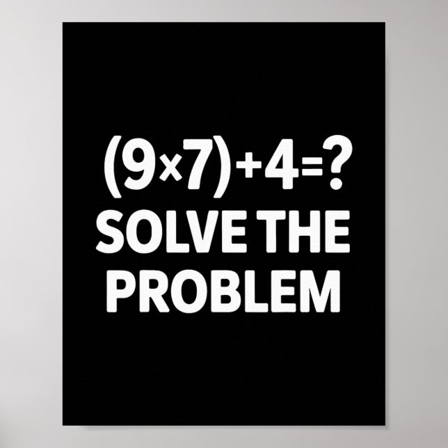 Affiche 67 Mème Pemdas Prof de maths élémentaire  (Devant)