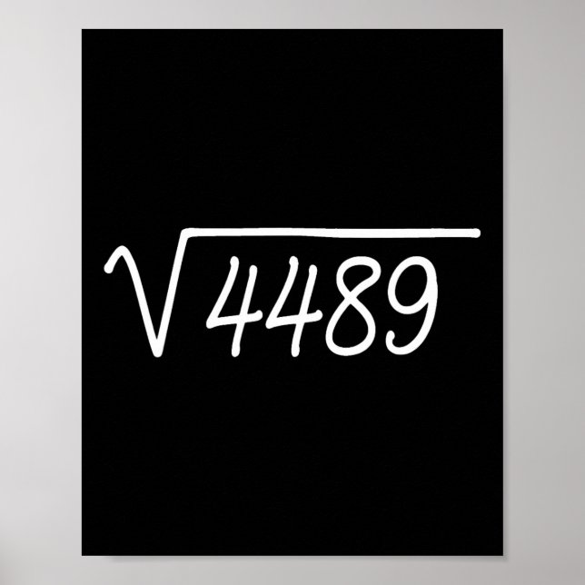 Affiche 67 Même Racine Carrée 4489  (Devant)