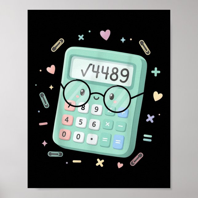 Affiche 67 Meme Racine Carrée 4489 Argot Six Sept Math Cal (Devant)