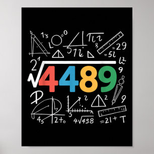 Affiche 67 Meme Racine Carrée 4489 Argot Six Sept Prof De