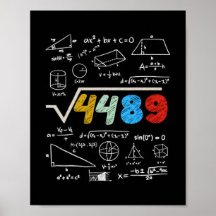 Affiche 67 Mème Racine Carrée 4489 Faites Le Calcul Drôle 