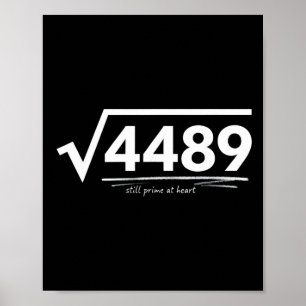 Affiche 67 Mème Racine Carrée 4489 Slang Anniversaire Math