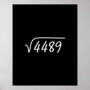Affiche 67 Meme Racine Carrée 4489 Teen Six Seven Argot Ma
