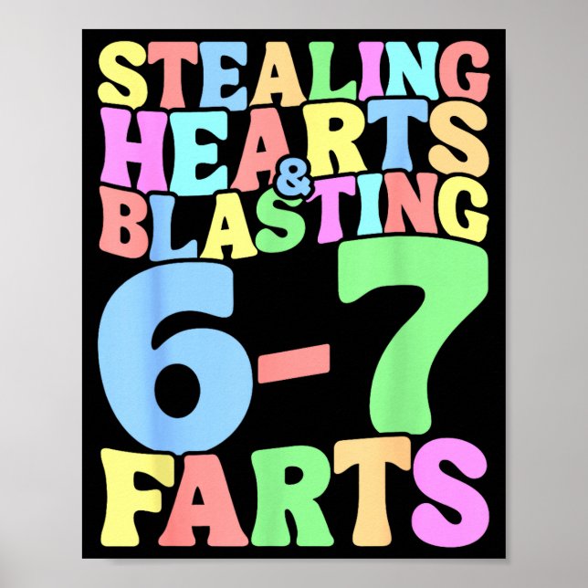 Affiche 67 Meme Saint-Valentin Six Sept 6-7 Drôle Volant (Devant)