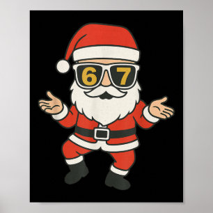 Affiche 67 Meme Six Seven Danse Enfants Hommes Filles Noël