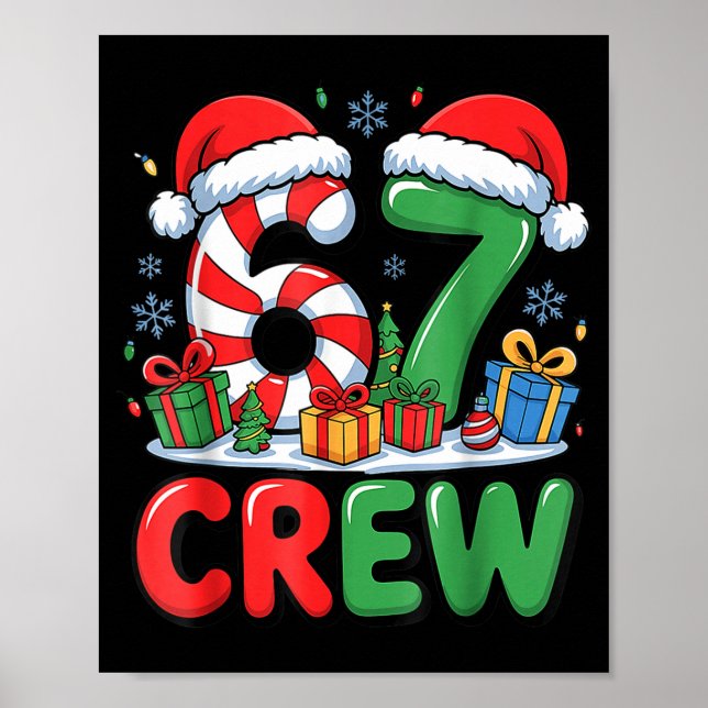Affiche 67 Meme Six Seven Funny Christmas Women Men Boys G (Devant)
