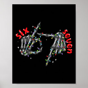 Affiche 67 Meme Six Seven pour enfants femmes hommes garço