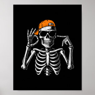 Affiche 67 Meme Squelette Halloween Drôle Six Sept Tendanc