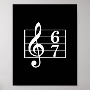 Affiche 67 Musique Mème Argot Musicien Enfants Drôle Profe