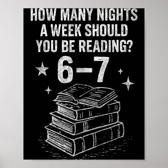 Affiche 67 Nights Reading Meme For Bibliophiles Englieache (Devant)