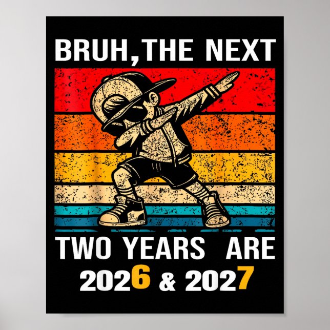 Affiche 67 Nye 2026 Drôles Garçons Enfants Nouvel An Soiré (Devant)