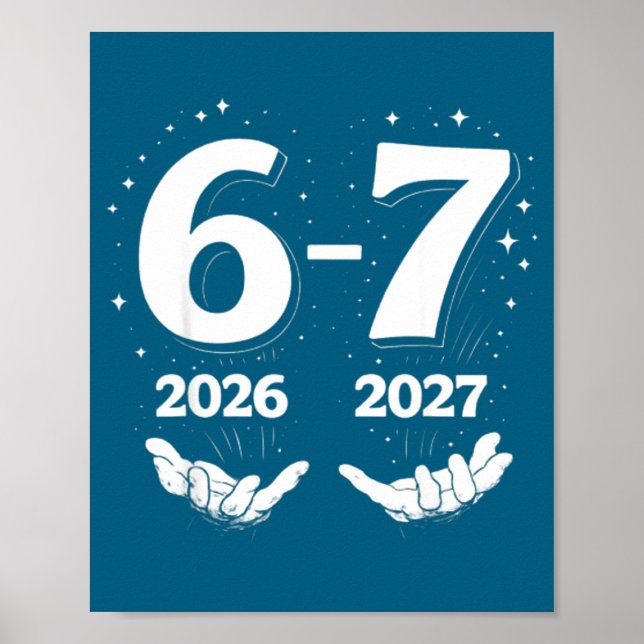 Affiche 67 Nye 2026 Funny Boys Kids New Years Eve Party 6  (Devant)