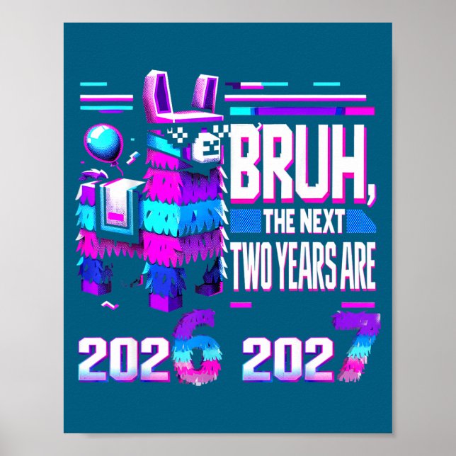 Affiche 67 Nye 2026 Funny Llama Nata New Years Eve Party 6 (Devant)