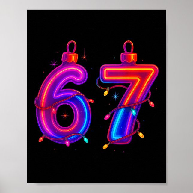 Affiche 67 Ornement de Noël Mème Goutte de Glace Pyjama de (Devant)